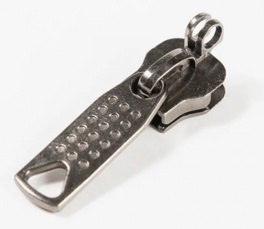 Бегунок для спиральной молнии чемодана #10 (бл./никель, никель) встречный