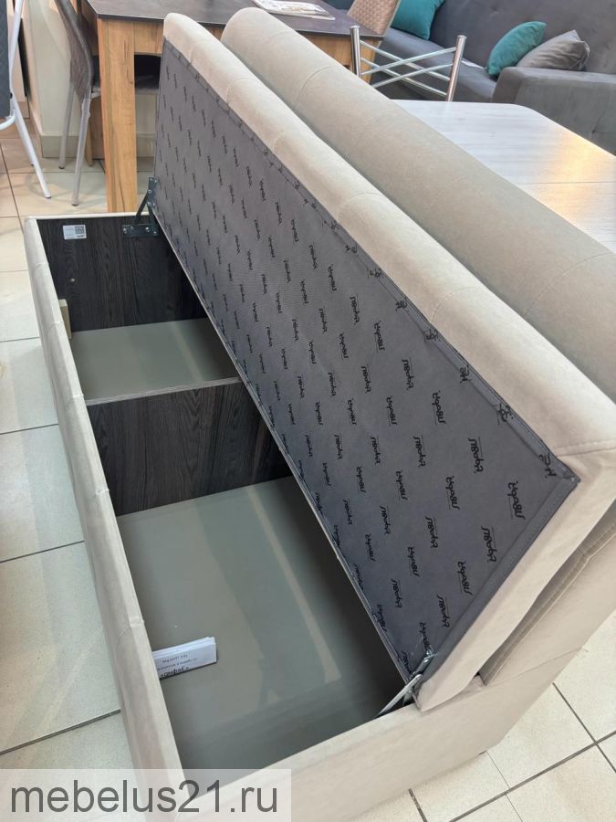 Диван прямой Зефир с ящиком для хранения