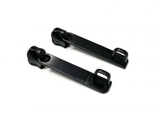 Бегунок для спиральной молнии чемодана #8 (черный крашенный)