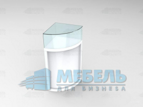 Витрина угловая