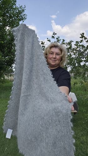 косынка серая МАМОЧКА XXXL