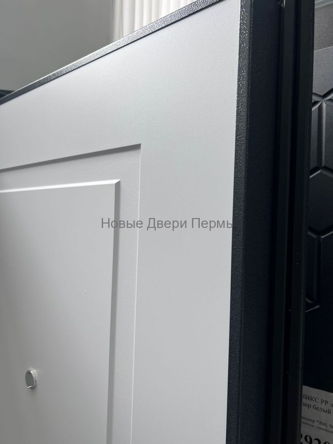 Гранд Про YD-2 Букле графит/Velluto Bianco Дверь входная