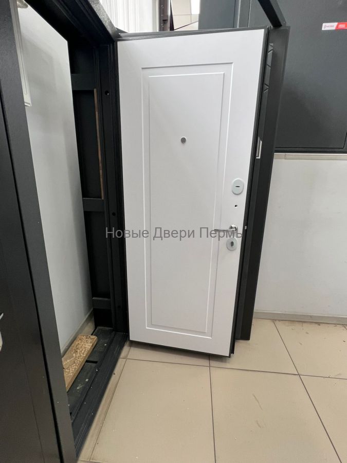 Гранд Про YD-2 Букле графит/Velluto Bianco Дверь входная