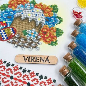 Virena Пасхальный Рушник РКМ_056 схема для вышивки бисером купить в магазине Золотая Игла