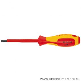 Отвёртка VDE TORX, TX30 x 100 мм, длина 210 мм, диэлектрическая KNIPEX KN-982630