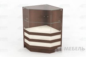 Прилавок угловой для чайного магазина 06