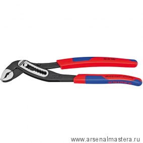 Клещи переставные Alligator 300 мм (КЛЮЧ АЛЛИГАТОР) зев 70 мм, фосфатированные, 2-комп ручки, 88 02 300 KNIPEX KN-8802300