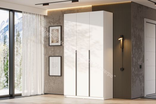 Шкаф ШК 5 (1200) Белый текстурный