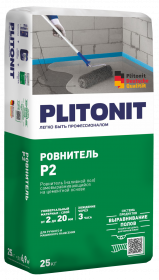 Ровнитель Plitonit Р2 25кг Наливной Пол, Самовыравнивающийся / Плитонит