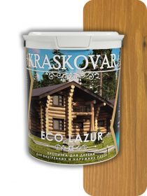 Пропитка для Дерева Kraskovar Eco Lazur Орегон 0,9л / Красковар