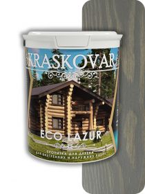 Пропитка для Дерева Kraskovar Eco Lazur Графит 0,9л / Красковар