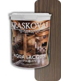 Лак-Антисептик для Дерева и Камня Kraskovar Aqua Lacquer Палисандр 2л / Красковар
