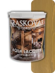 Лак-Антисептик для Дерева и Камня Kraskovar Aqua Lacquer Дуб 2л / Красковар