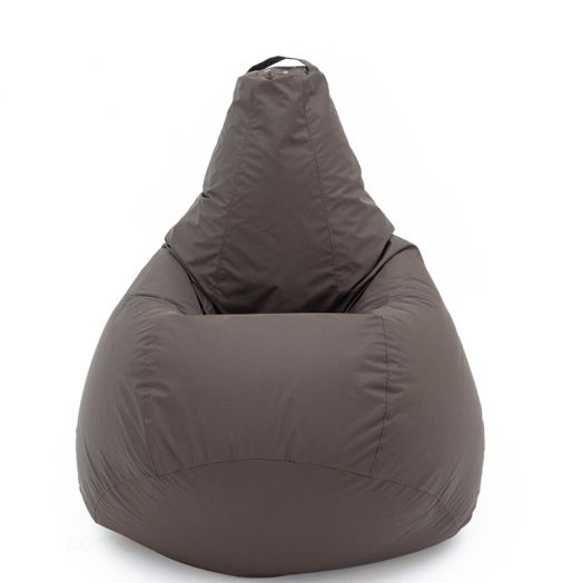 Кресло груша ХАЙП из влагостойкой ткани (Шоколад)