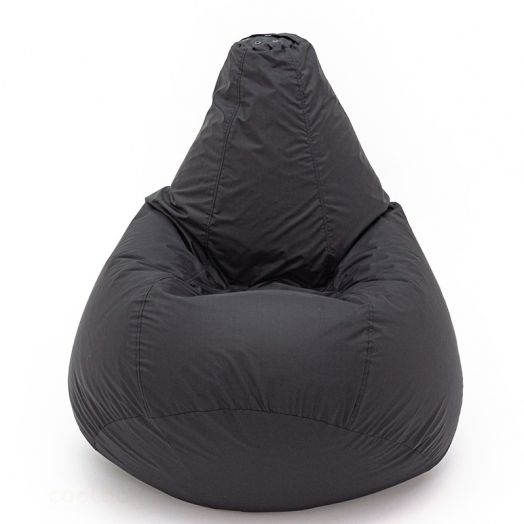 Кресло груша ХАЙП из влагостойкой ткани (Чёрный)