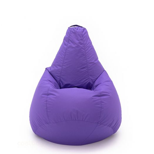 Кресло груша ХАЙП из влагостойкой ткани (Фиолетовый)