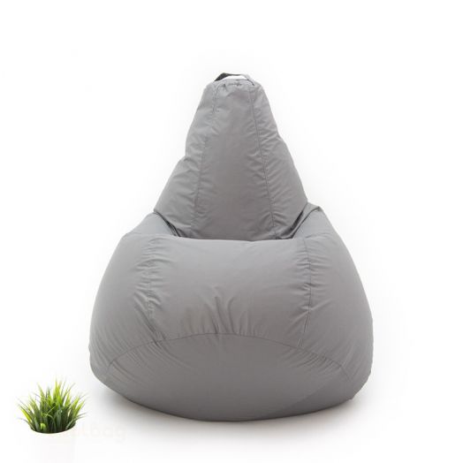 Кресло груша ХАЙП из влагостойкой ткани (Серый)