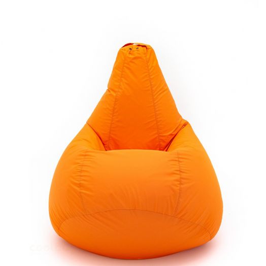 Кресло груша ХАЙП из влагостойкой ткани (Оранжевый)