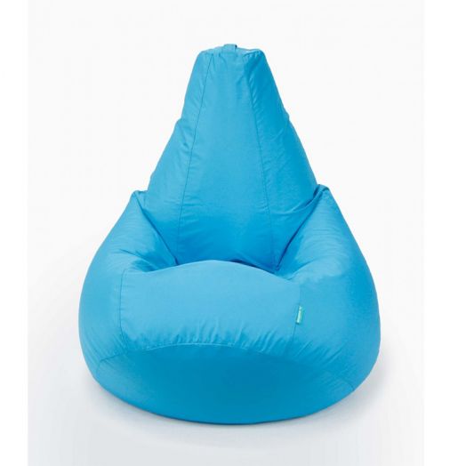 Кресло груша ХАЙП из влагостойкой ткани (Бирюза)