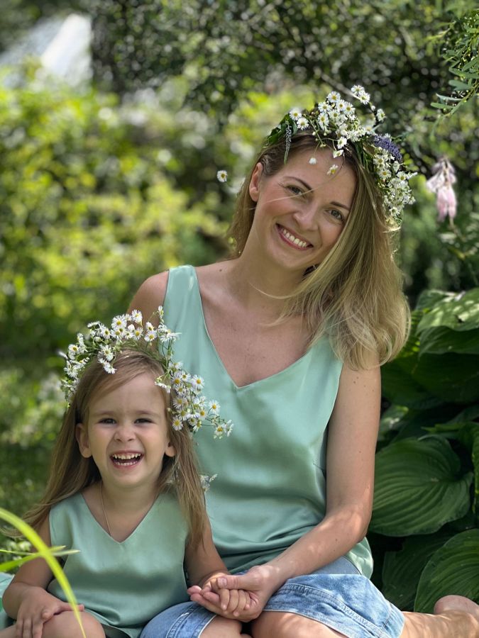 Топ из бамбука фисташка детский