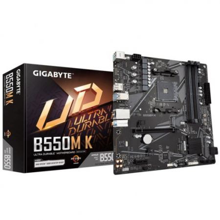 Материнская плата AM4 Gigabyte B550M-K