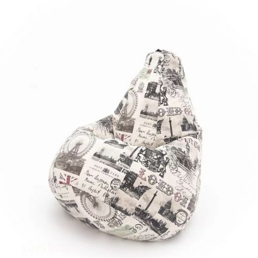 Кресло-мешок (груша) ЧЕЛСИ из жаккарда