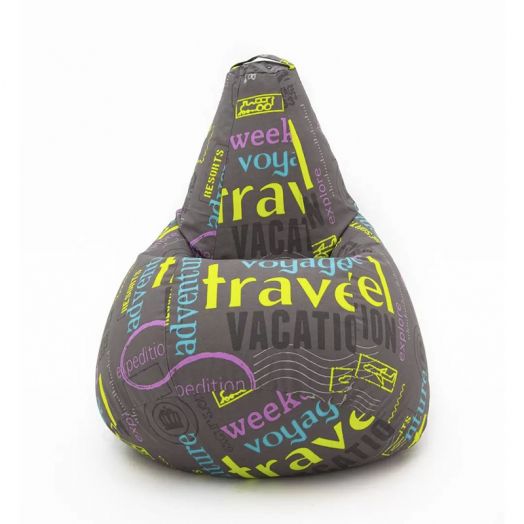 Кресло-мешок (груша) ТРЕВЕЛ из жаккарда