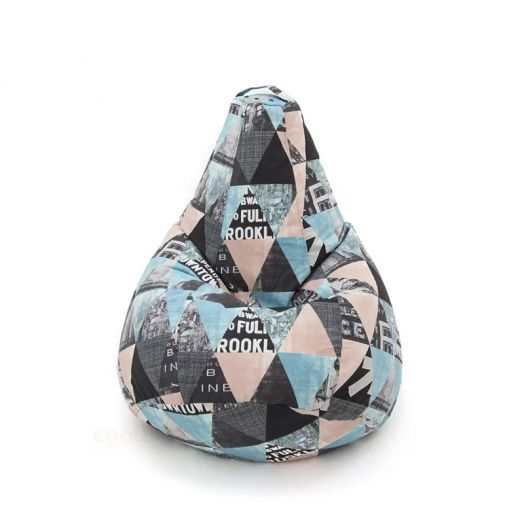 Кресло-мешок (груша) СТАЙЛ из жаккарда
