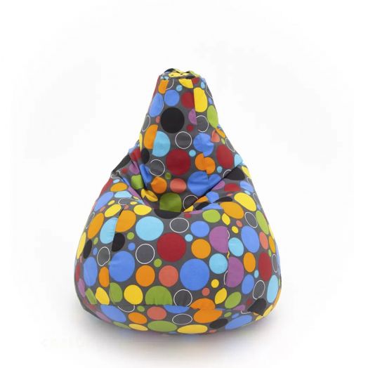 Кресло-мешок (груша) ПУЗЫРИ из жаккарда