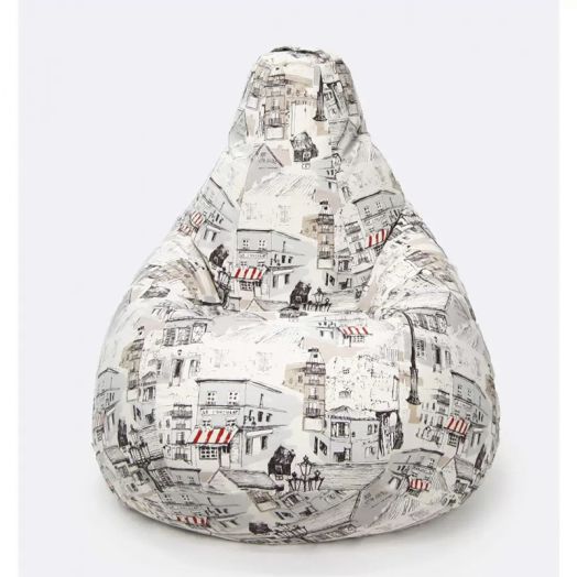 Кресло-мешок (груша) МЕЗОНС из жаккарда