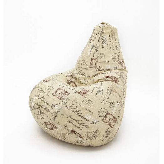 Кресло-мешок (груша) AIRMAIL из жаккарда