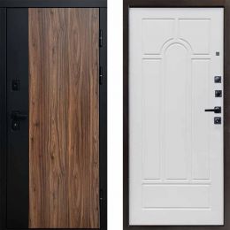 Входная дверь Termo-door ФЛЭШ Арка Белое дерево