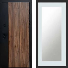 Входная дверь Termo-door ФЛЭШ Зеркало Триумф Белый Софт