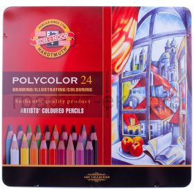 Карандаши цв.24цв.Koh-I-Noor Polycolor (жесть) 3824024002PL