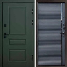 Входная дверь Termo-door Орегон Грин Porte black с терморазрывом Металлическая