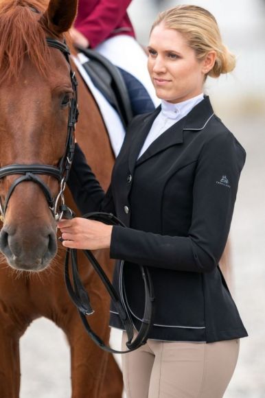 Редингот для выступлений -Venice- Softshell. Cavalliera. Черный