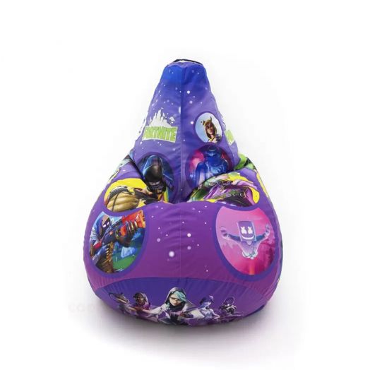 Кресло-мешок (груша) ФОРТНАЙТ из велюра