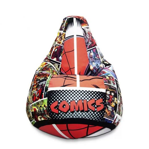 Кресло-мешок (груша) КОМИКС из велюра