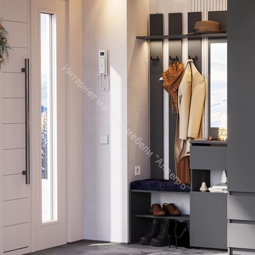 Вешалка с зеркалом Денвер