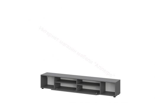 Тумба для телевидеоаппаратуры Денвер Графит серый