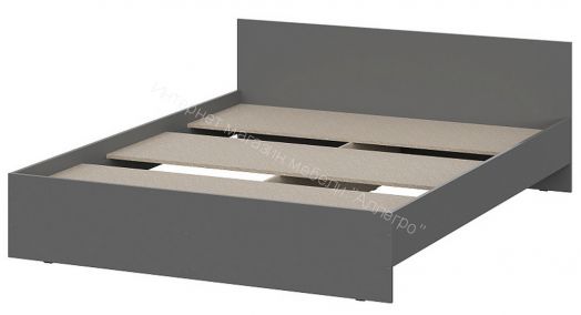 Кровать (1,6х2,0) Денвер Графит серый