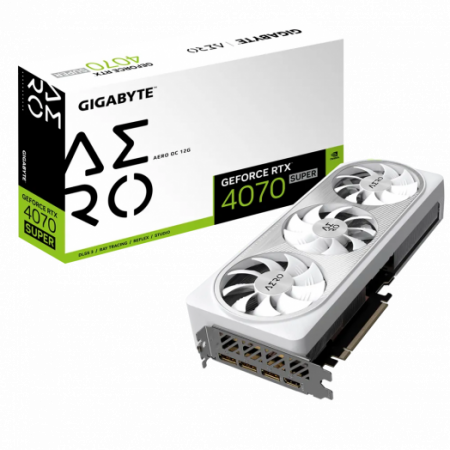 Видеокарта GeForce RTX 4070 Super 12Gb Gigabyte GV-N407SAERO OC-12GD