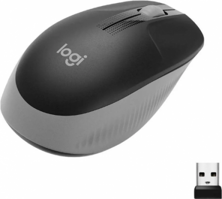 Мышь беспроводная Logitech M191 Black/Grey