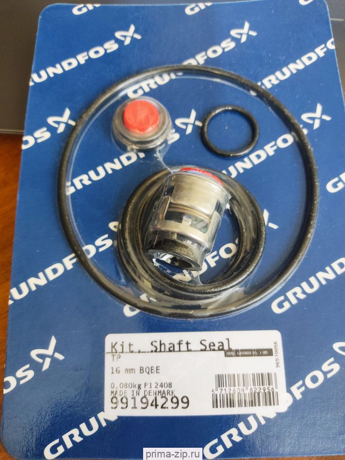 99194299 Kit, Shaft seal TP(D) 16 mm BQBE уплотнение. Grundfos