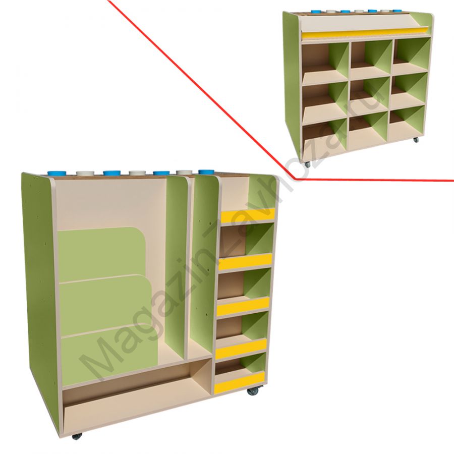 ТУМБА ДЛЯ ИГРУШЕК И ПОСОБИЙ 24