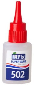 Клей Цианакрилатный Секундный IRFix Super Glue 502 Бесцветный 20г / Ирфикс