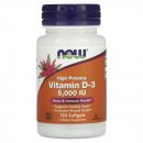 Витамин Д NOW Vitamin D-3 5.000 IU - 120 гел.капс