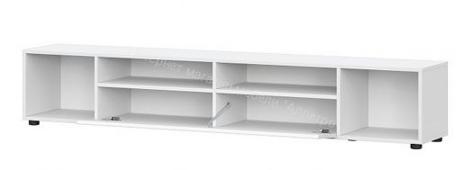 Тумба для телевидеоаппаратуры Токио Белый текстурный