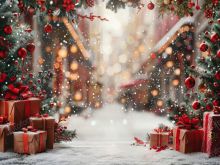 Фон стена "December time"