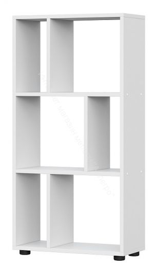 Стеллаж Токио Белый текстурный